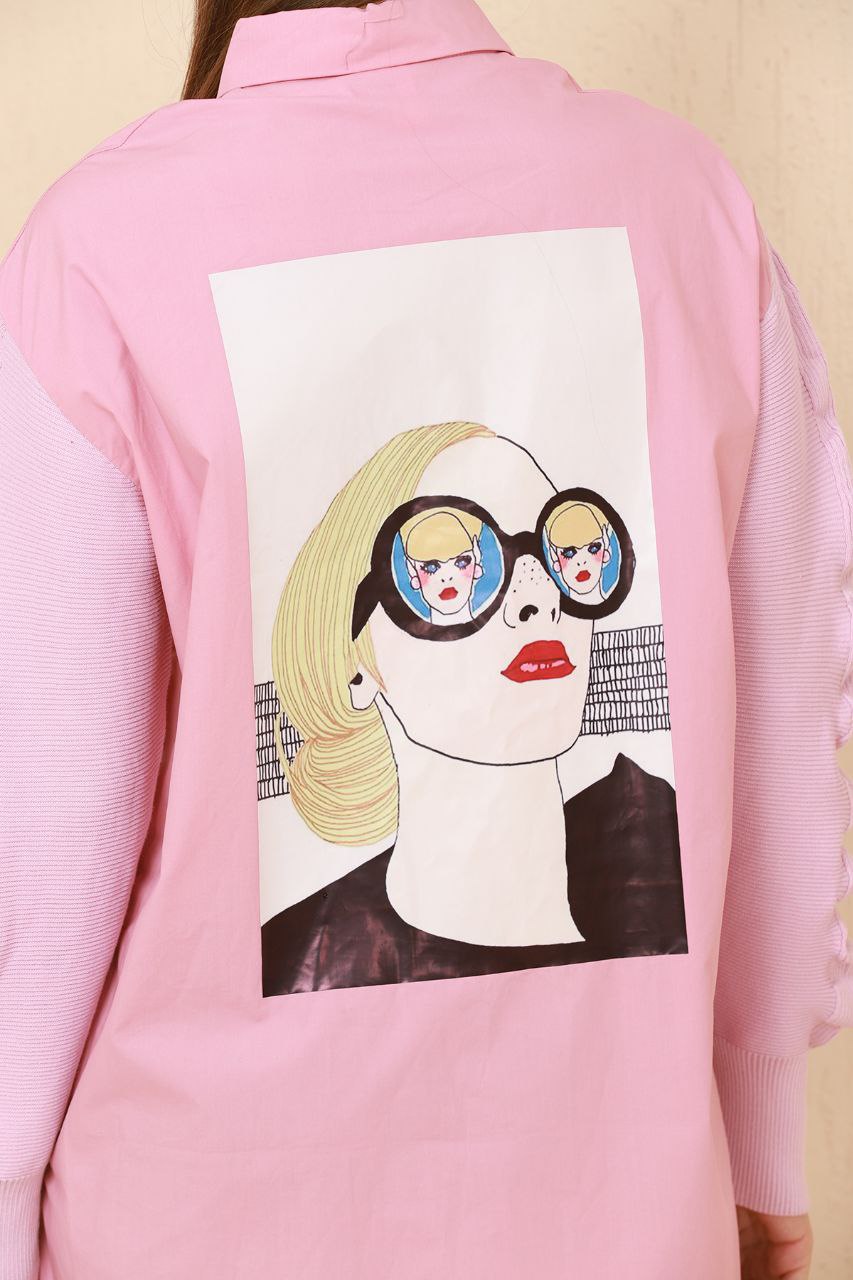 Cotton Poplin Long Shirt