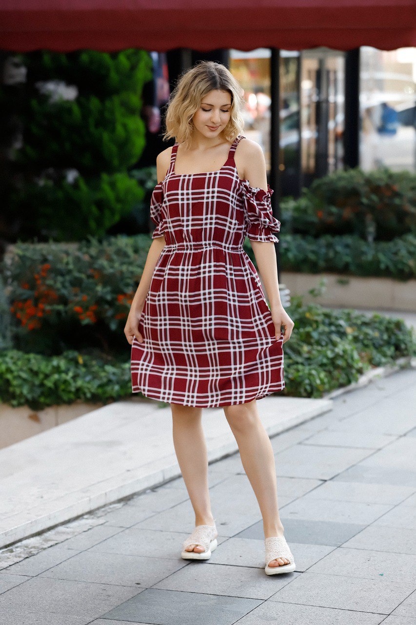 Cotton Rayon Short Dress