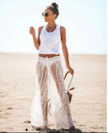 Crochet Cotton Beach Trouser