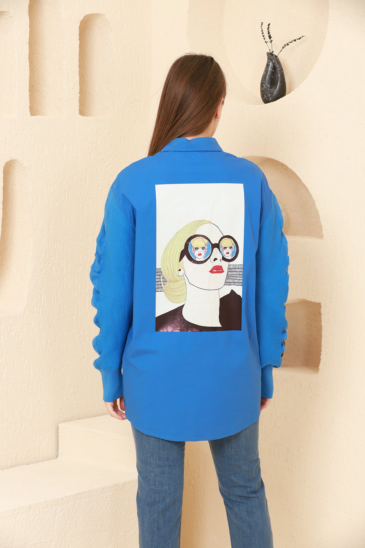 Cotton Poplin Long Shirt