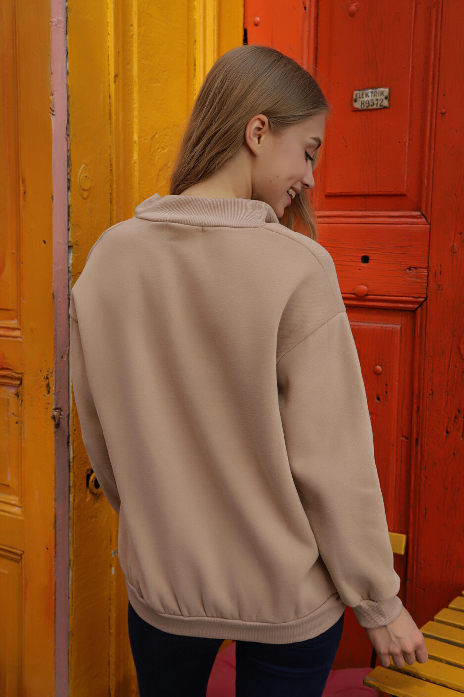 Vintage Pepsi High-Neck Sweatshirt