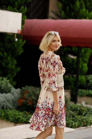 Women’s Round Neck Midi Dress