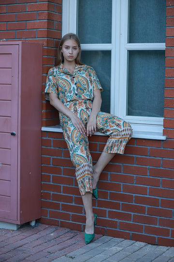 Women’s High Waist Straight Fit Trousers