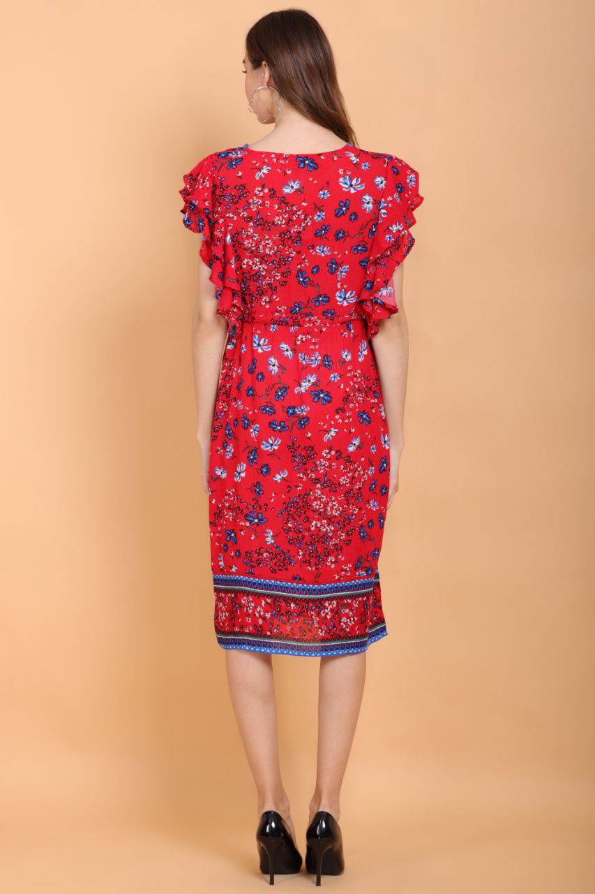 otton Rayon Short Dress