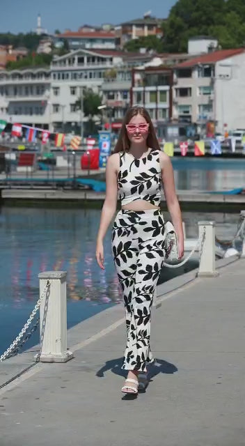 Crop Top & Pants Set