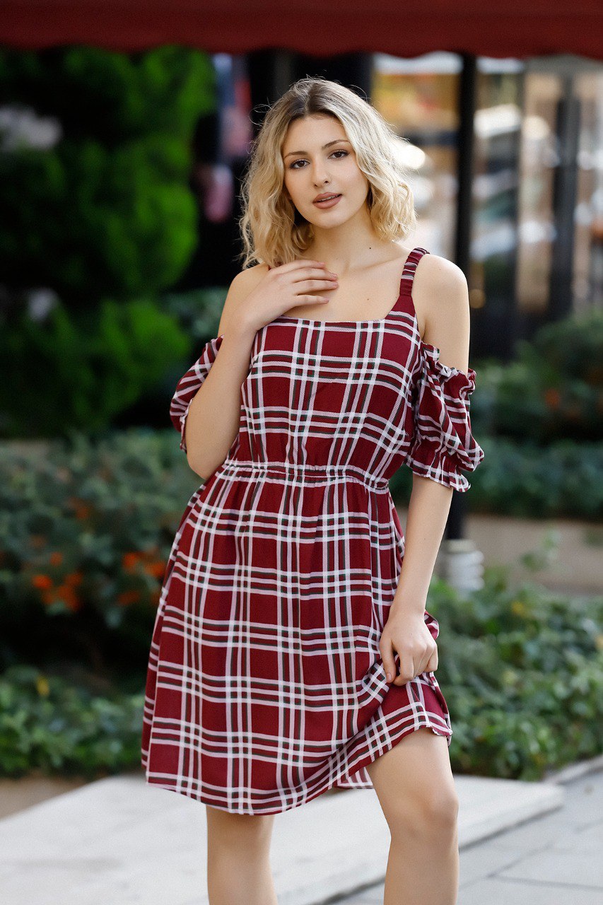 Cotton Rayon Short Dress