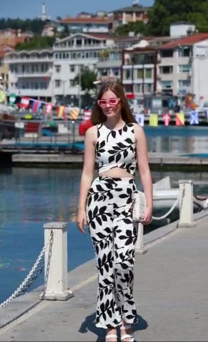 Crop Top & Pants Set